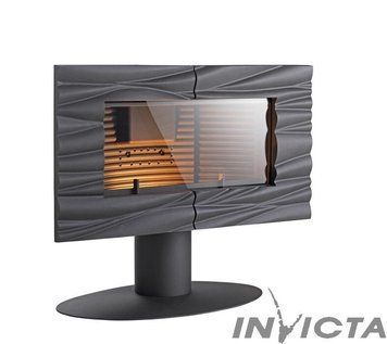 Піч-камін Invicta Theia антрацит