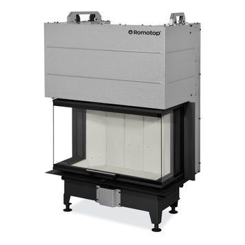 Фото Трехсторонняя каминная топка с подъемным механизмом Romotop HEAT C 3g L 80.52.31.24, Воздушные топки