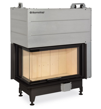 Фото Каминная топка ROMOTOP HEAT L 3G L 81.51.40.21 угловая левая, Воздушные топки