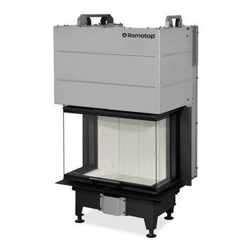 Фото Трехсторонняя каминная топка с подъемным механизмом Romotop HEAT C 3g L 65.52.31.24, Воздушные топки