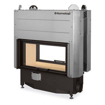 Фото Каминная топка ROMOTOP HEAT T3G L 88.50.01 (HT3LF 01) туннельная, одинарное стекло, Воздушные топки