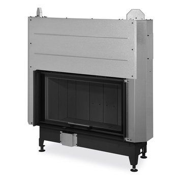 Фото Классическая каминная топка с темным шамотом Romotop HEAT 3g L 88.50.05, Воздушные топки