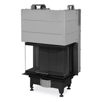 Фото Трехсторонняя каминная топка с темным шамотом Romotop HEAT C 3g L 65.52.31.25, Воздушные топки