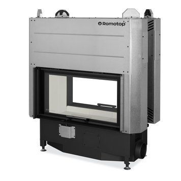 Фото Туннельная каминная топка с гильотиной Romotop HEAT T 3g L 88.50.04, Воздушные топки