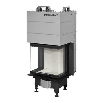Фото Трехсторонняя топка для камина с подъемным механизмом Romotop HEAT C 3g L 50.52.31.24, Воздушные топки