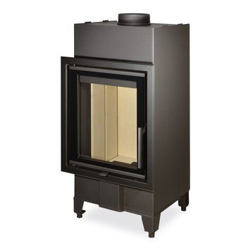 Фото Каминная топка ROMOTOP HEAT 2G 42.50.01 (H2Q 01) вертикальная, одинарное стекло, Воздушные топки